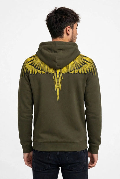 Felpa Marcelo Burlon uomo cappuccio