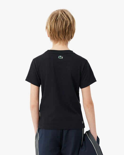 T-shirt big logo Lacoste bambino