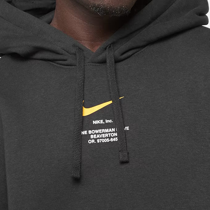 Felpa uomo con cappuccio e stampa grafica Nike Club Swoosh