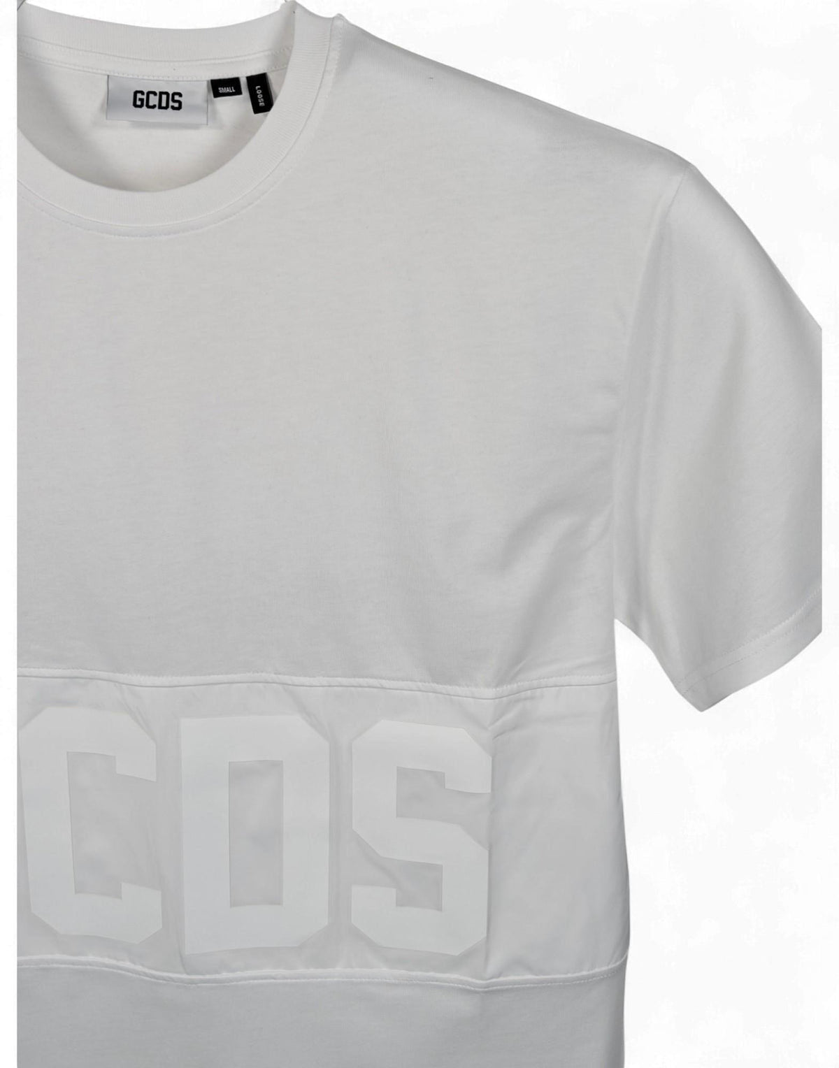 T-shirt GCDS bambino logo TONAL
