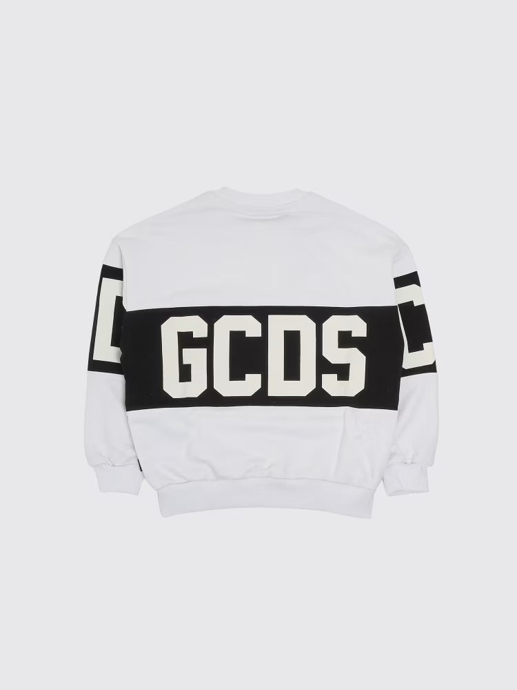Felpa girocollo big logo GCDS bambino