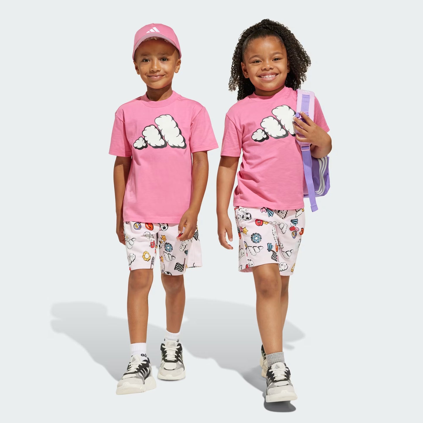T-shirt+bermuda Bambina Adidas