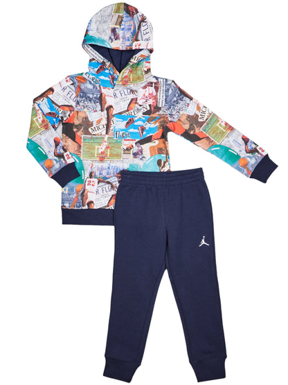 Tuta Jordan neonato felpato