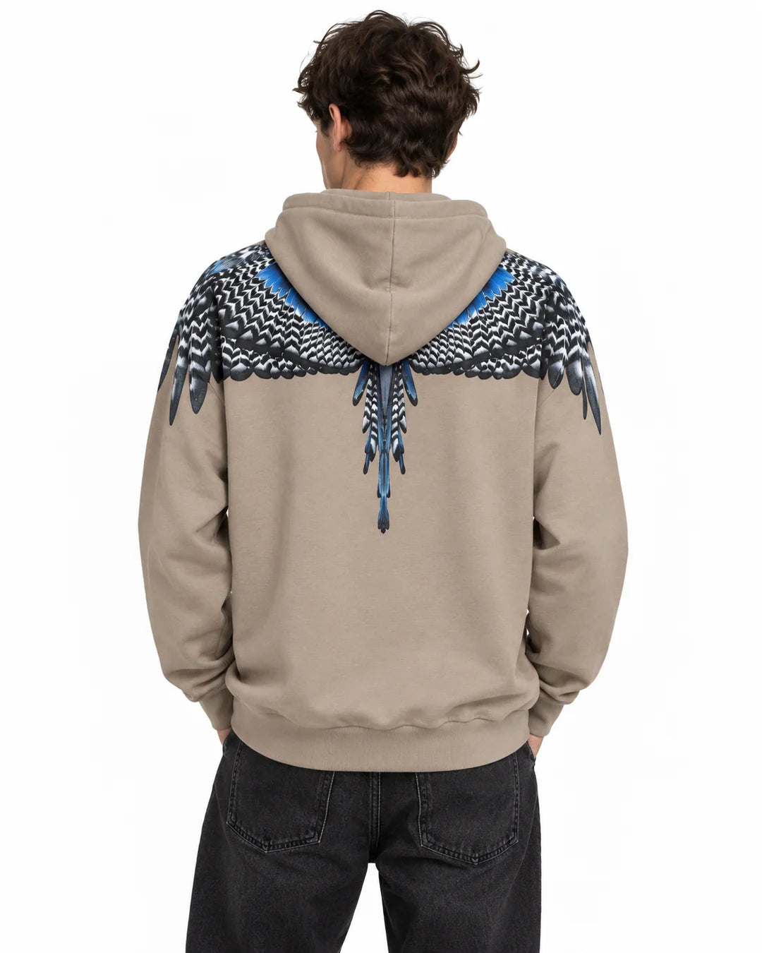 Felpa Marcelo Burlon cappuccio uomo