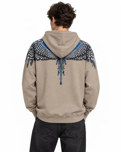 Felpa Marcelo Burlon cappuccio uomo