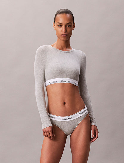 T-shirt bralette CALVIN KLEIN donna manica lunga