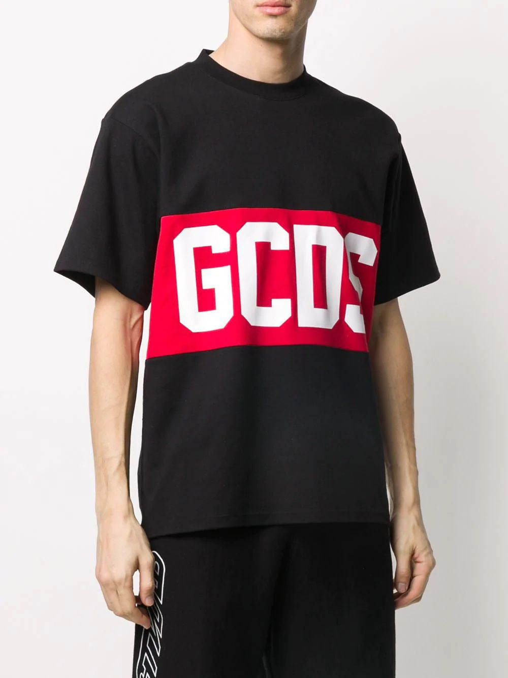 T-shirt Gcds in cotone con banda logo