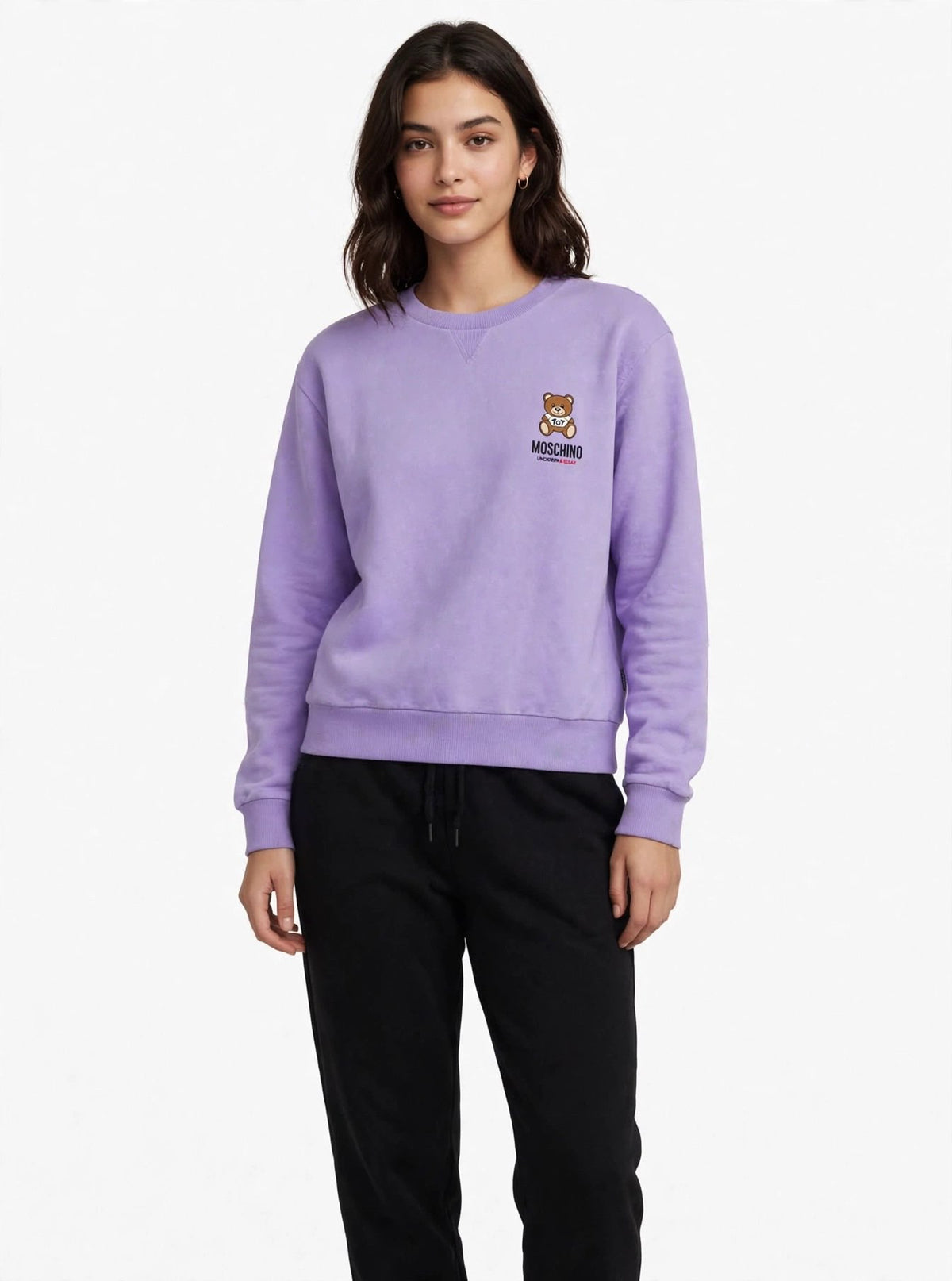Felpa con logo iconico Moschino donna