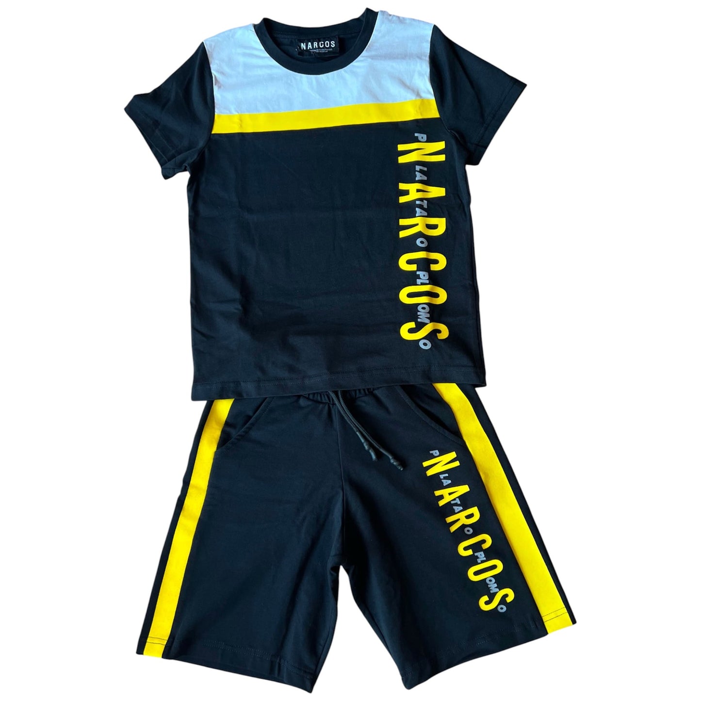 T-shirt+bermuda Narcos bambino