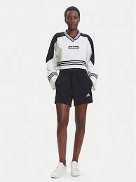 Pantaloncini Adidas Essentials 3-Stripes  Nero Regular Fit