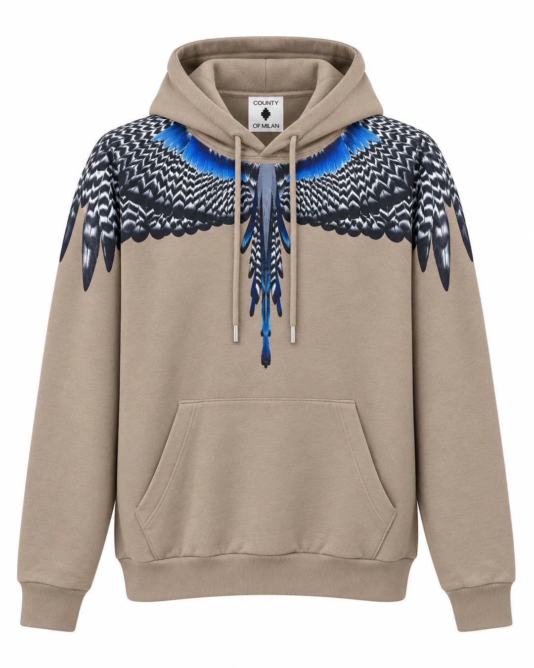 Felpa Marcelo Burlon cappuccio uomo