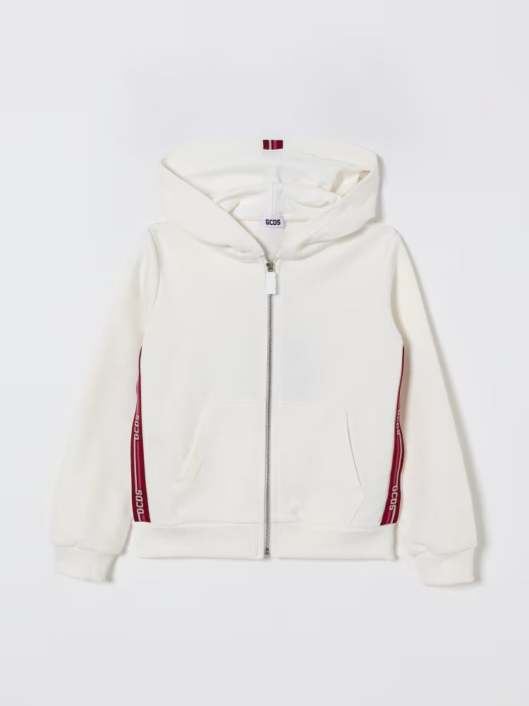 Felpa zip Cappuccio Gcds Bambina