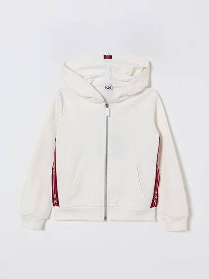 Felpa zip Cappuccio Gcds Bambina