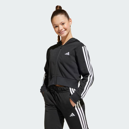 Felpa bambina con cappuccio Essentials Full-Zip