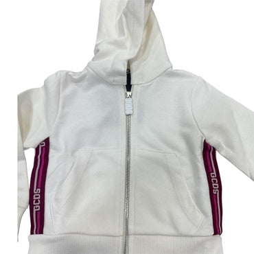 Felpa zip Cappuccio Gcds Bambina