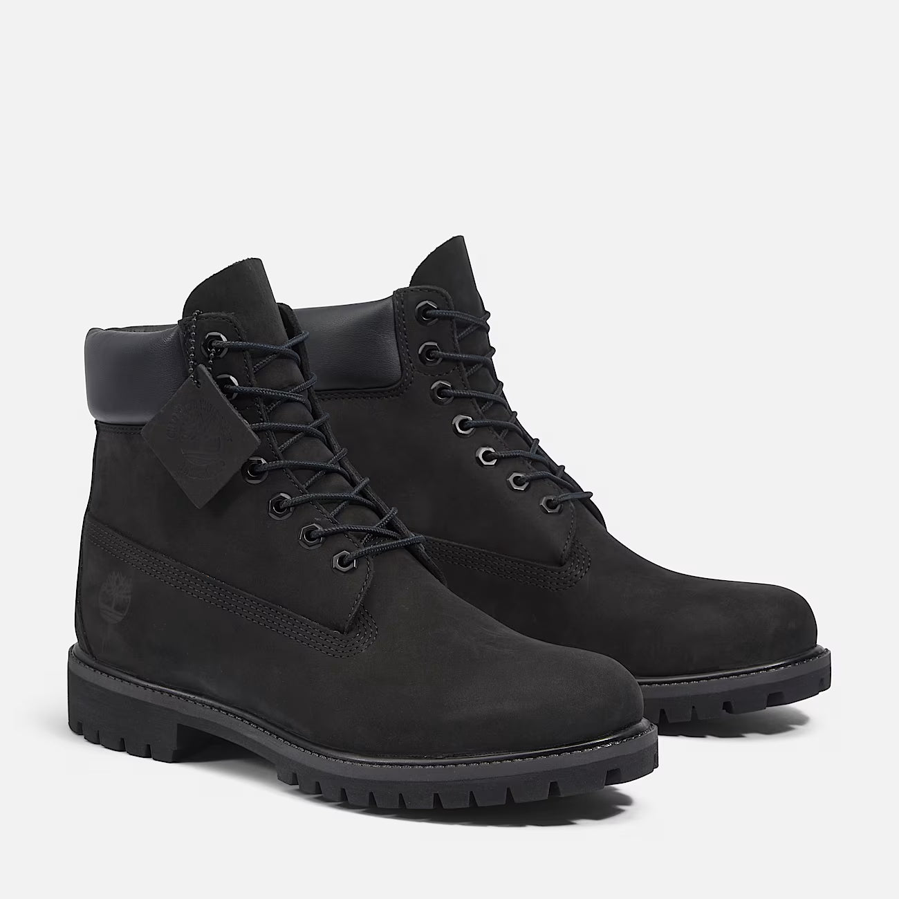 Stivale Stringato Impermeabile Timberland® Premium 6-Inch da Uomo in Nero