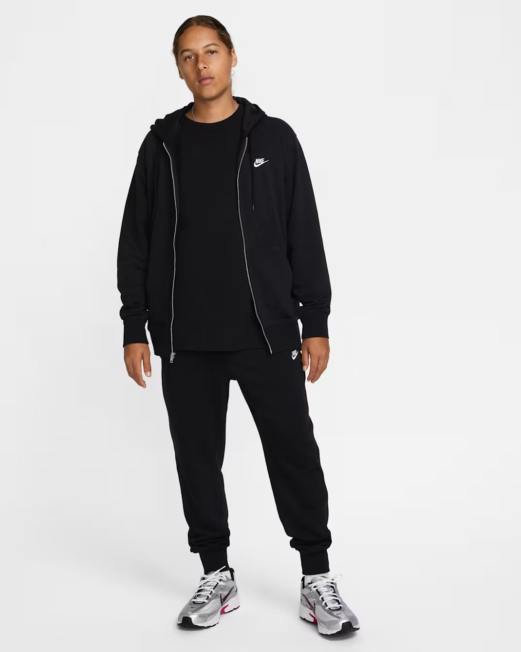 Felpa zip cappuccio Nike uomo