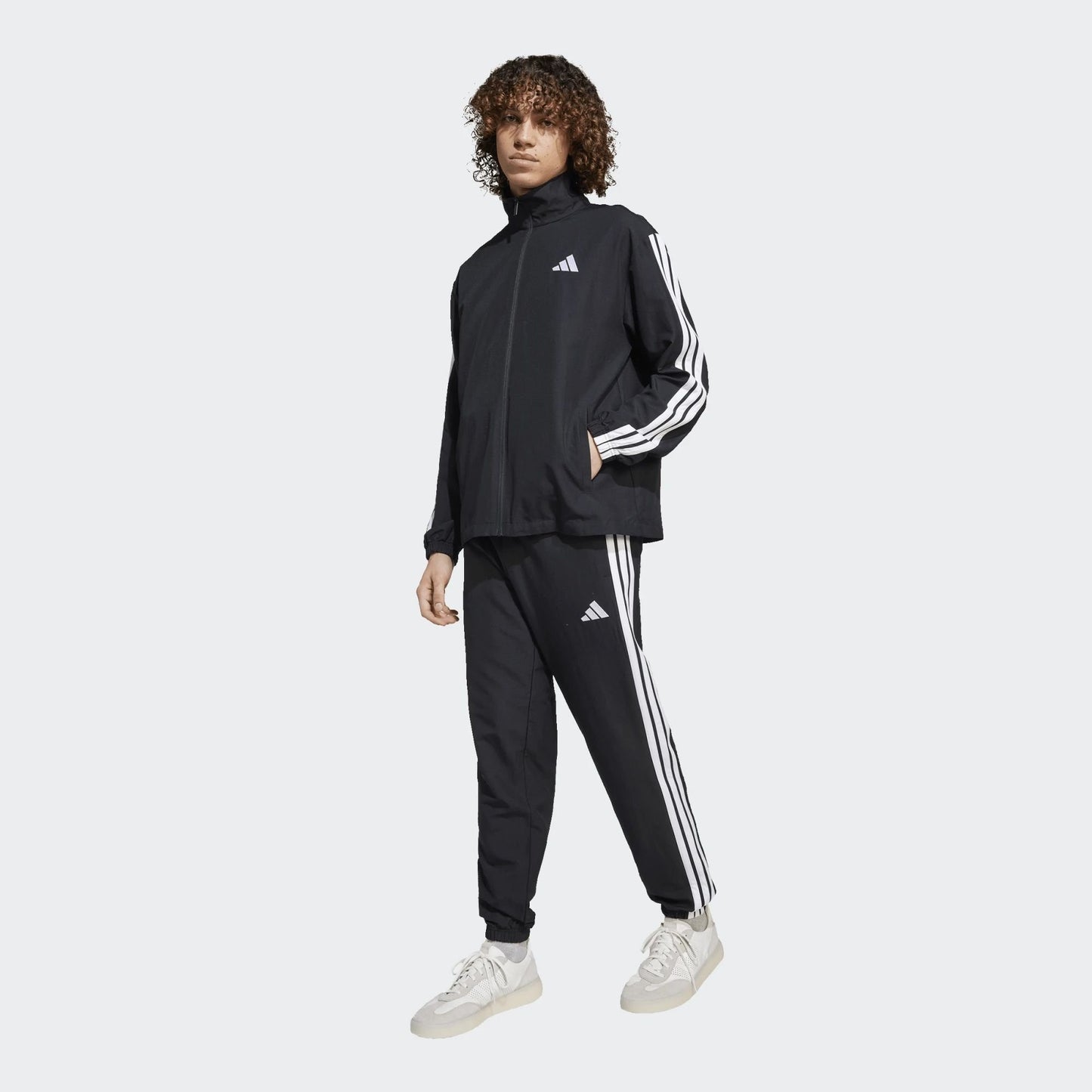 Tuta microfibra Adidas uomo bande