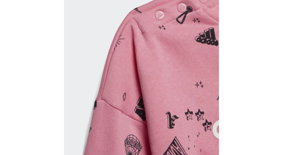 Tuta Adidas neonato Felpata