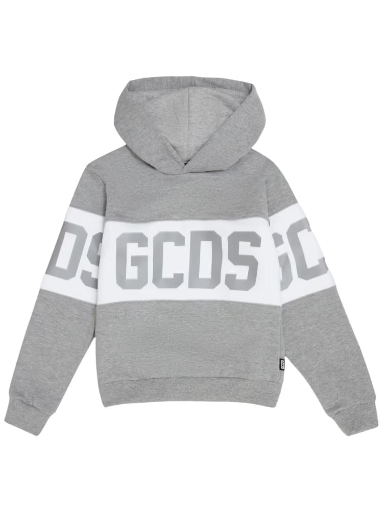 Felpa big logo GCDS con cappuccio bambino