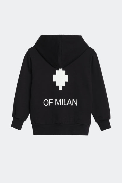Felpa Marcelo Burlon bambino con lampo