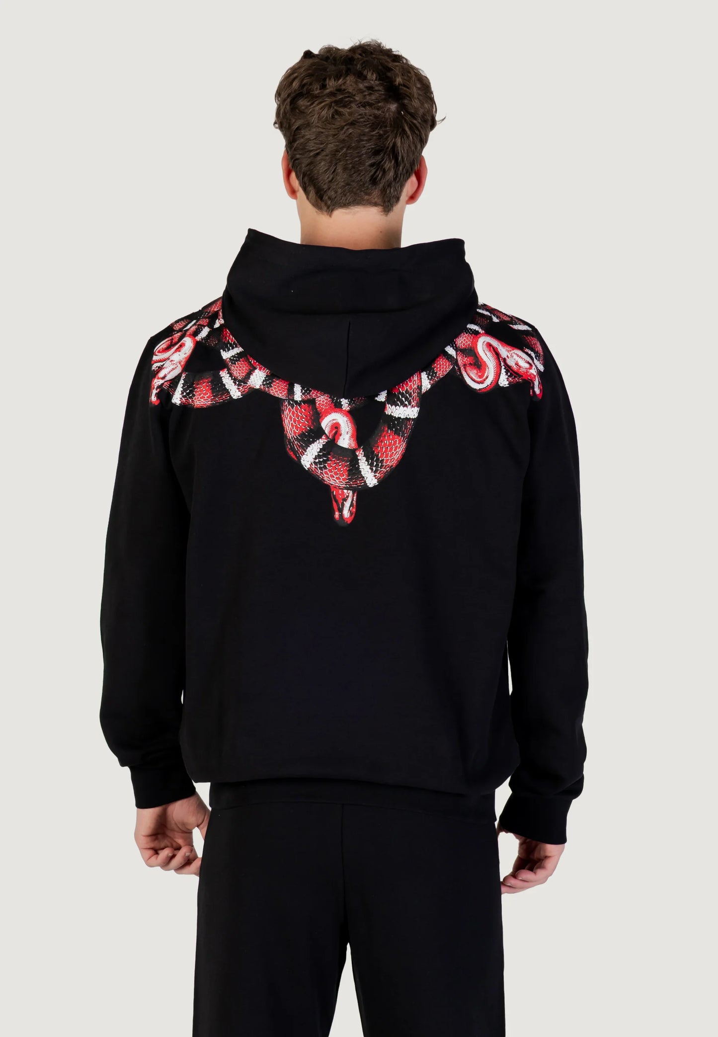 Felpa Cappuccio Marcelo Burlon Pitone