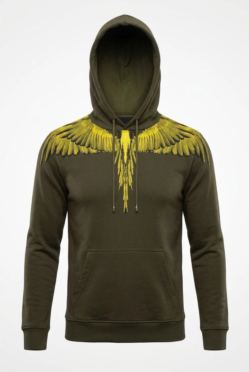 Felpa Marcelo Burlon uomo cappuccio
