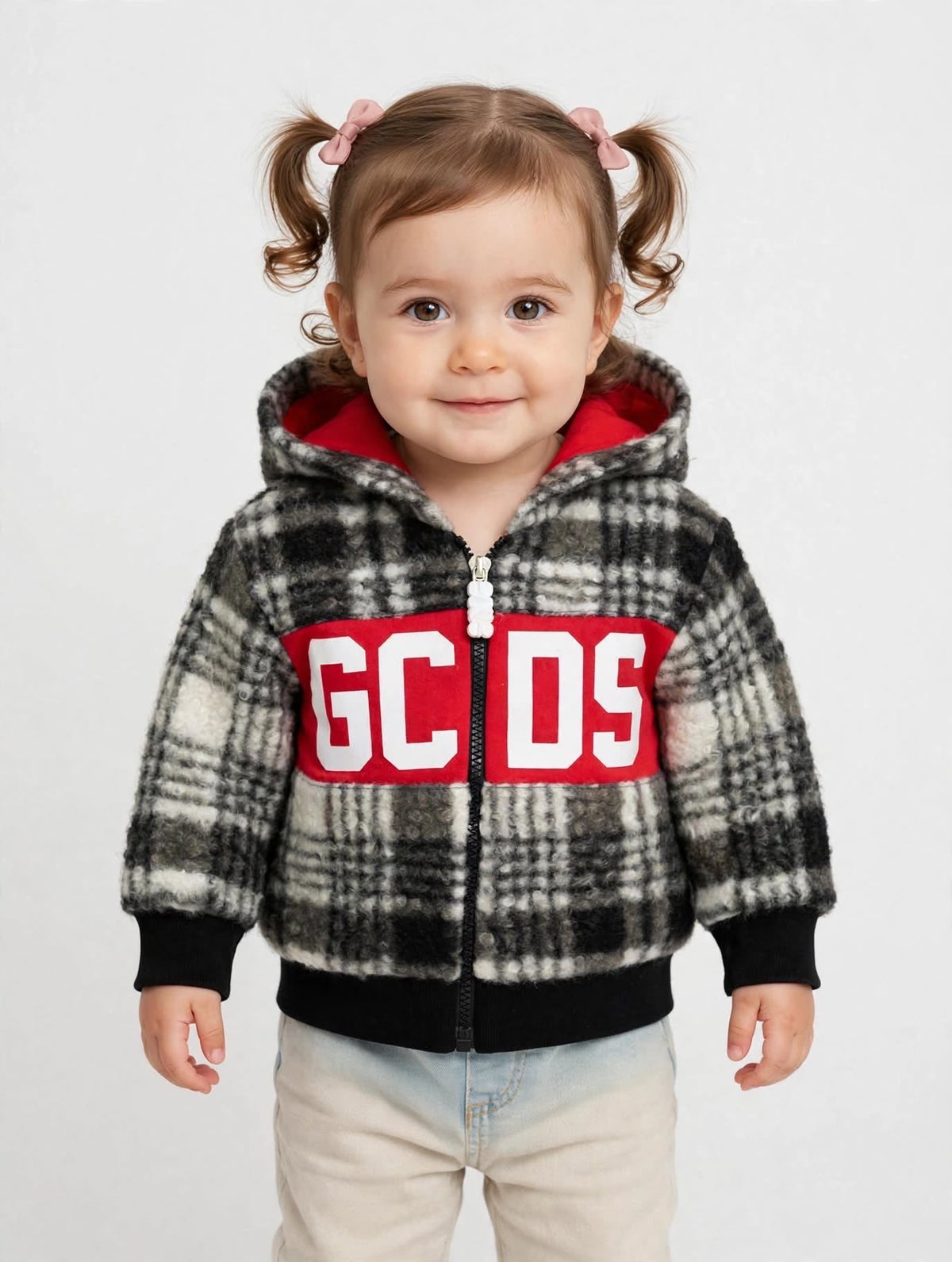 Felpa con cappuccio neonato Gcds