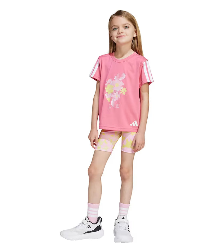 T-shirt+bermuda Adidas bambina