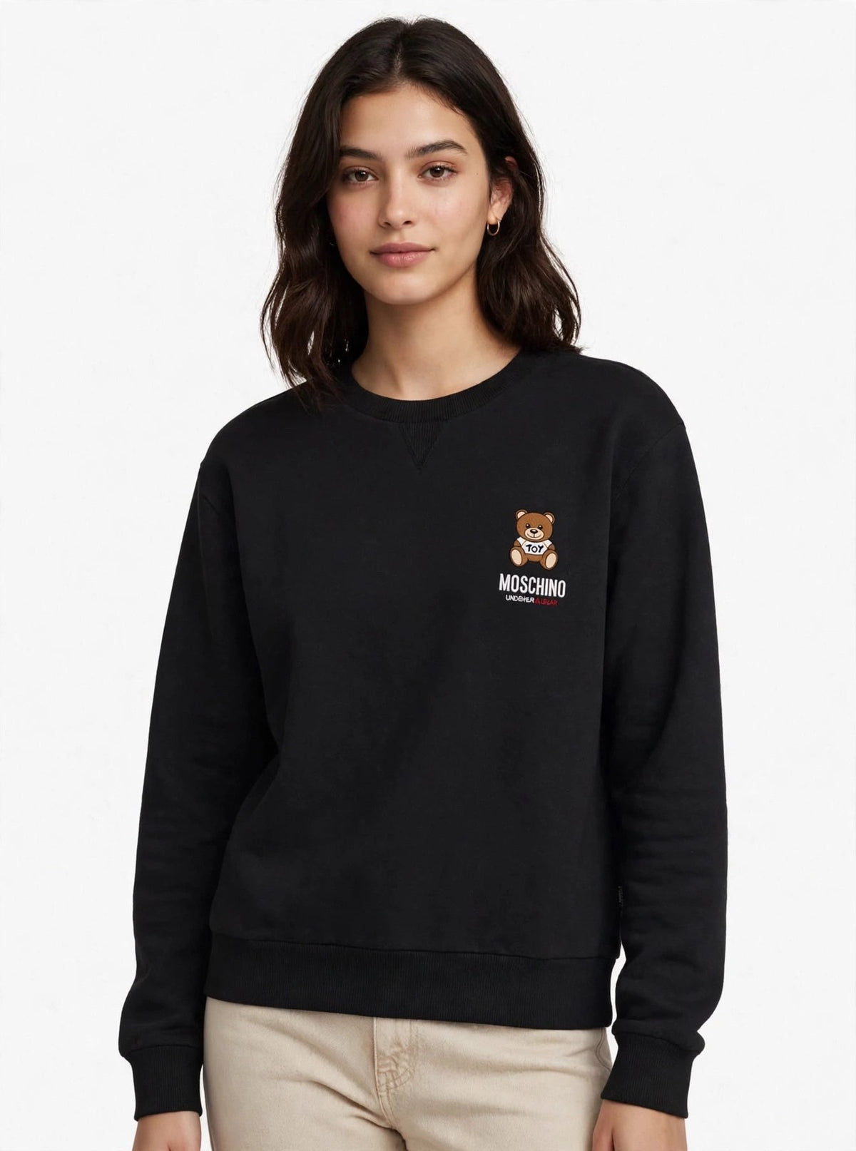 Felpa con logo iconico Moschino donna