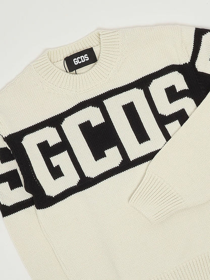 Golfino felpa Gcds girocollo bambino