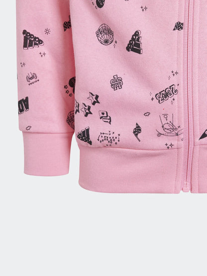 Tuta Adidas bambina Felpata