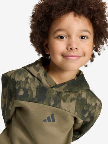 Felpa Adidas con cappuccio mimetica per bambino