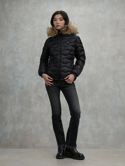 Giubbino imbottito piuma Donna Blauer