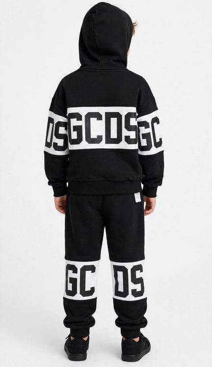 Felpa Gcds bambino big logo con cappuccio