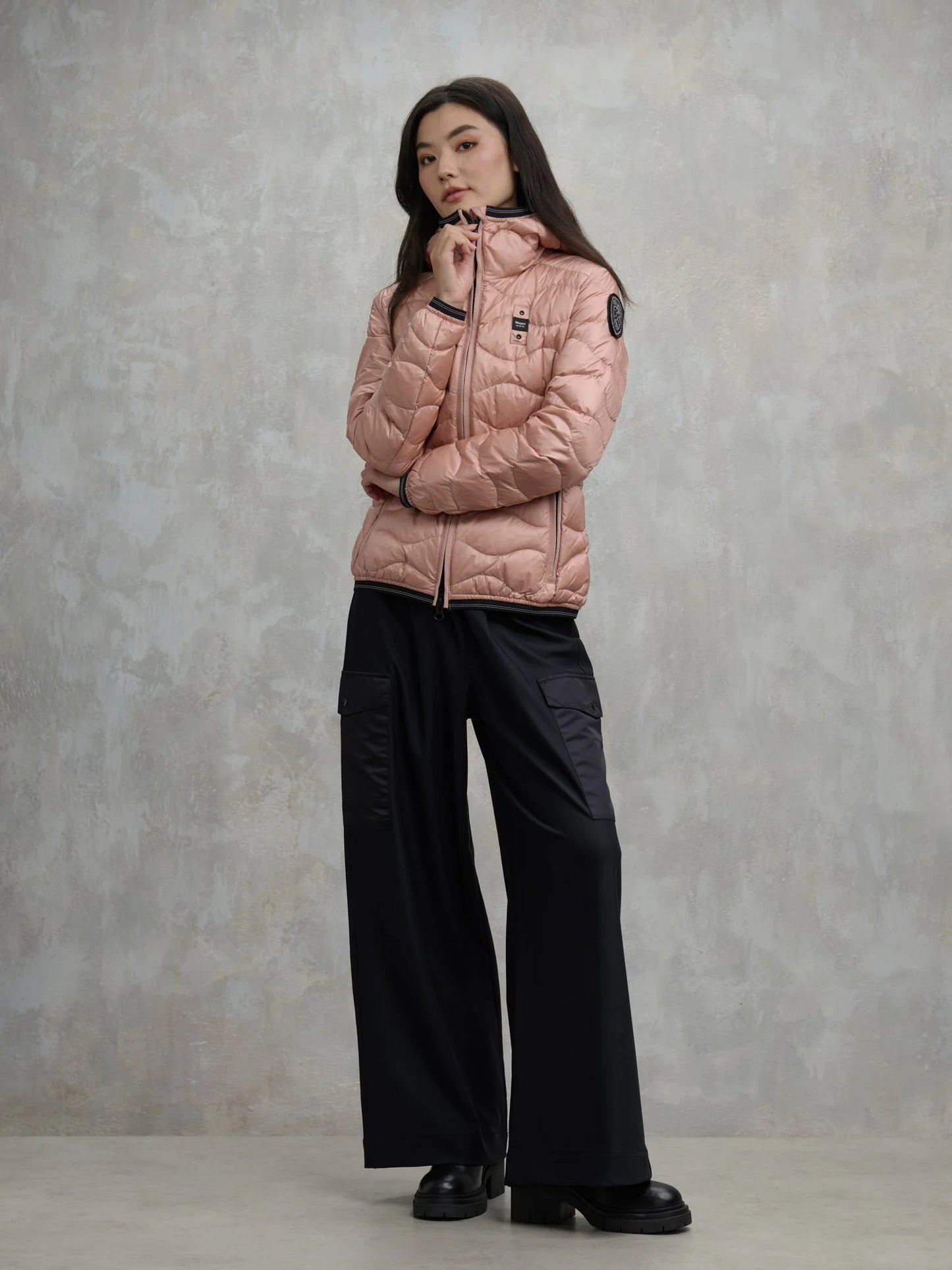 Giubbino imbottito piuma Donna Blauer