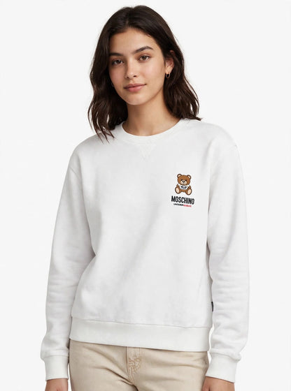Felpa con logo iconico Moschino donna