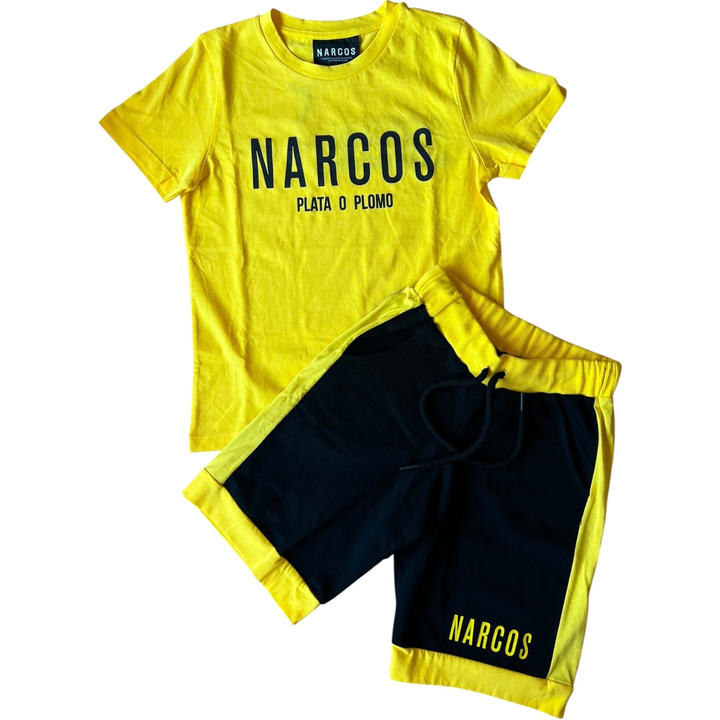T-shirt+bermuda Narcos bambino