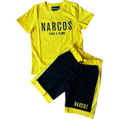 T-shirt+bermuda Narcos bambino
