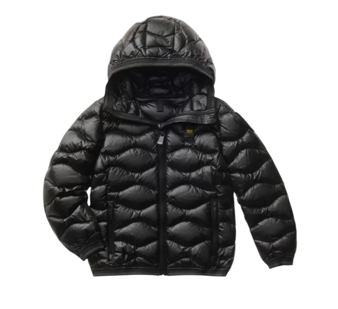 Giubbini Corti Piuma Blauer bambino