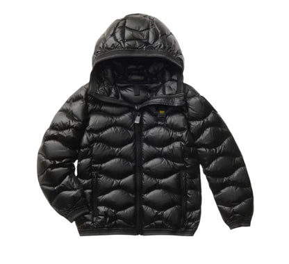 Giubbini Corti Piuma Blauer bambino