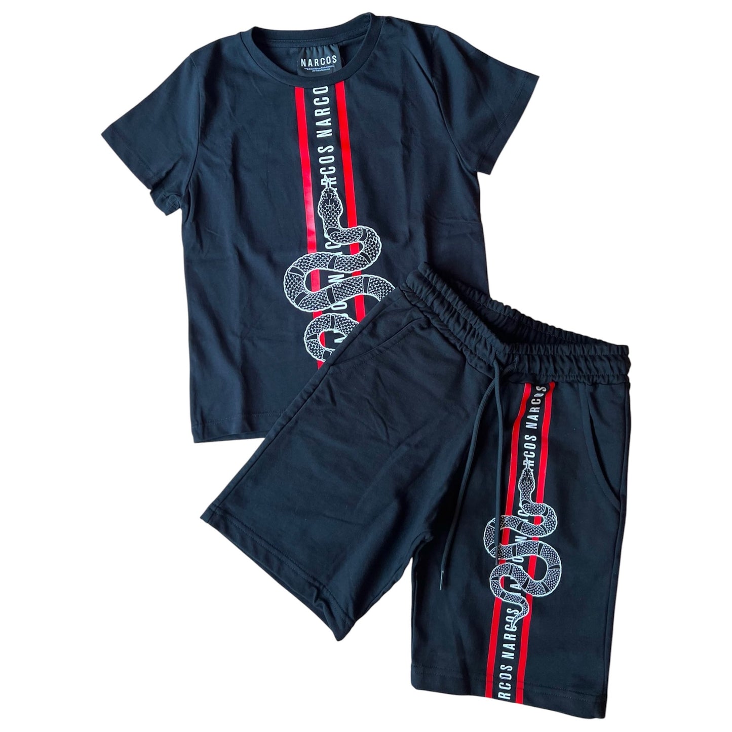 T-shirt+bermuda Narcos bambino