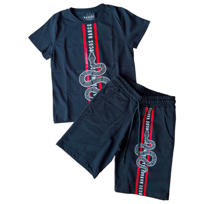 T-shirt+bermuda Narcos bambino