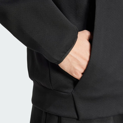Felpa uomo Adidas con cappuccio e zip intera ZNE