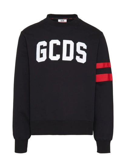 FELPA GCDS UOMO GIROCOLLO LOGO FRONTALE