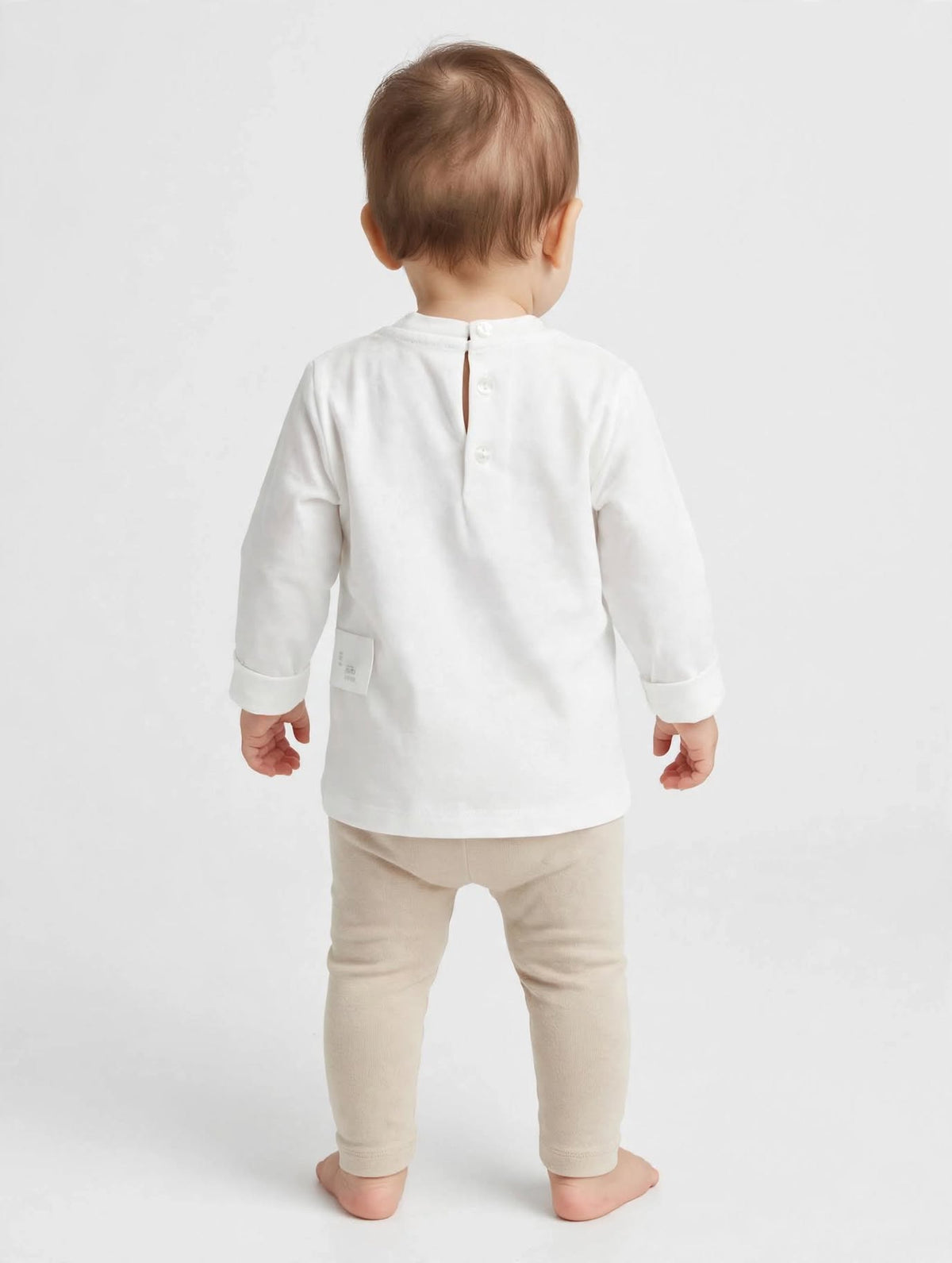 T-shirt Gcds manica lunga neonata con logo in tulle
