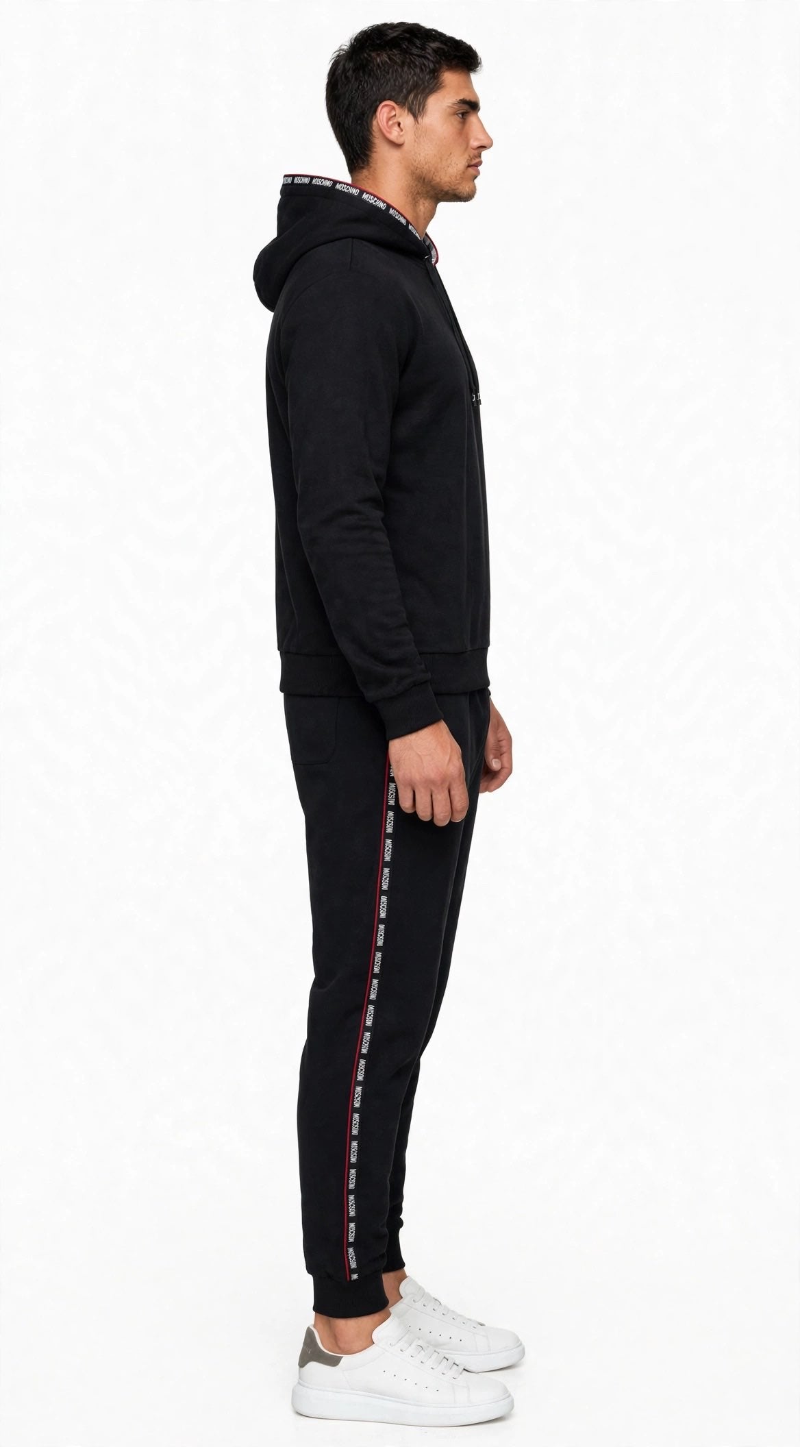 FELPA LOGO LATO MOSCHINO UOMO