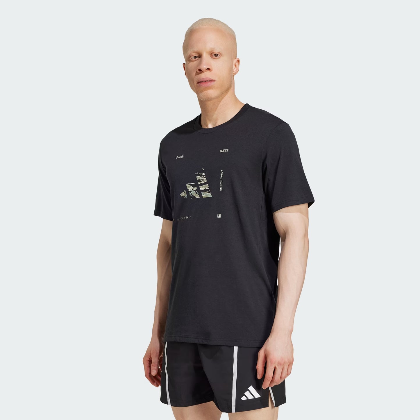 T-shirt da allenamento Climacool Camo Logo Graphic Adidas uomo