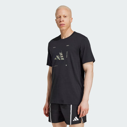 T-shirt da allenamento Climacool Camo Logo Graphic Adidas uomo