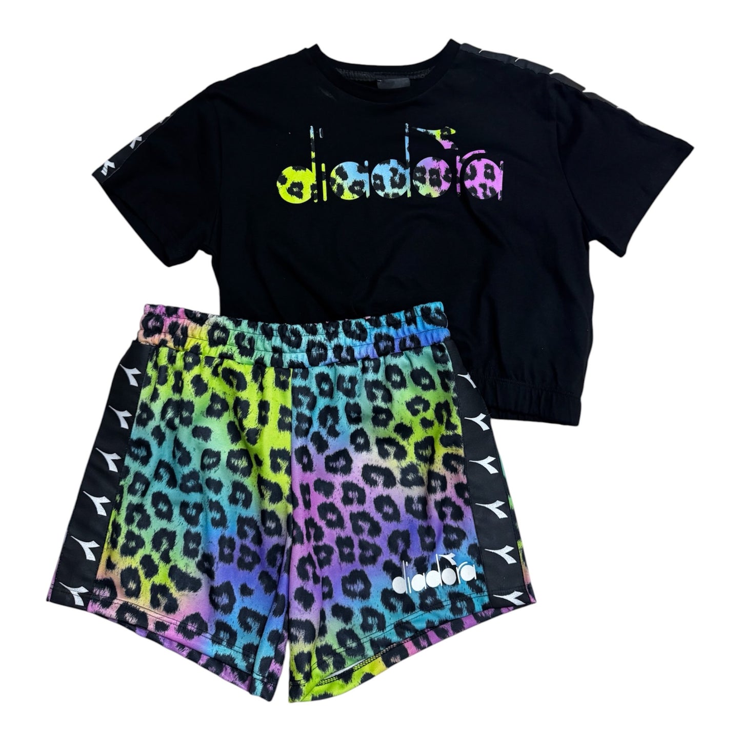 T-shirt+bermuda Diadora bambina